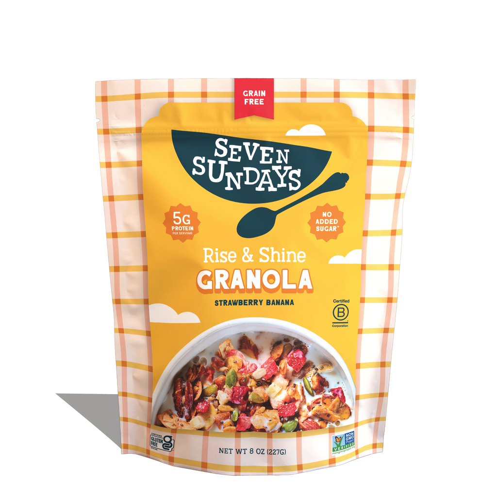 Rise & Shine Strawberry Banana Grain-Free Granola, 8oz