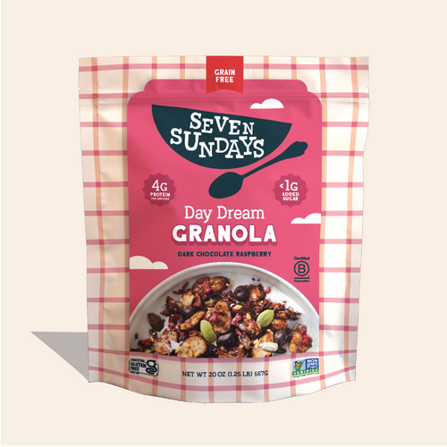 Day Dream Chocolate Raspberry Grain-Free Granola, 20oz