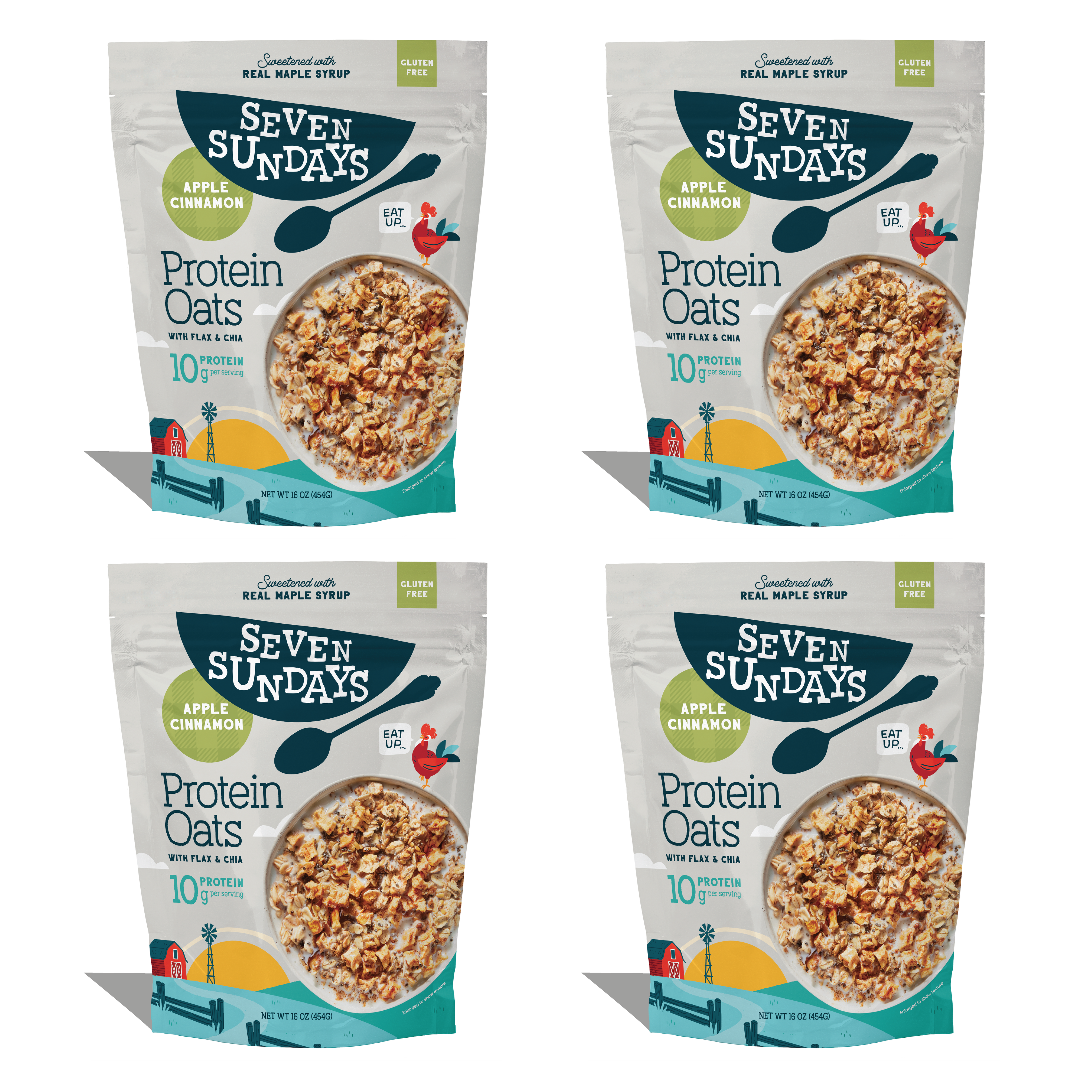 Apple Cinnamon Protein Oats, 16oz