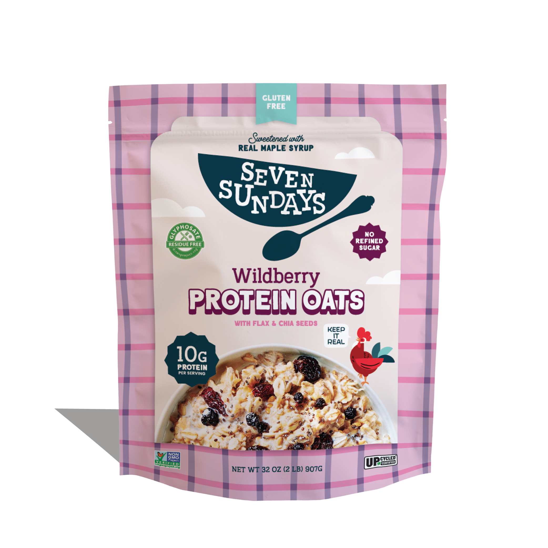 Wildberry Protein Oats, 32oz